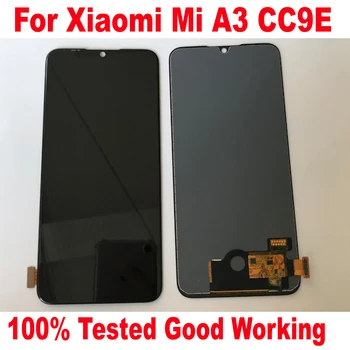 100% - ban Tesztelt Működik A Xiaomi Mi A3 CC9E TFT LCD Kijelző érintőképernyő Digitalizáló Közgyűlés Üveg Érzékelő MiA3 Telefon Pantalla Alkatrészek Kép