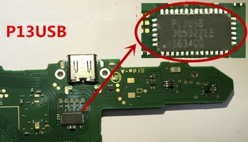 10db eredeti új nintendo kapcsoló NS konzol alaplap Video /power ic chip p13usb PI3USB Kép