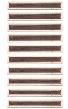 10x-es Klasszikus Gitár, Nyakkendő Blokk Keret Híd Rózsafa Luthier 80x12x1.3mm A01 Kép