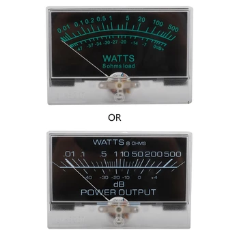 12-16V VU Meter Panel Audio-Szintet Mérő Kék Háttérvilágítás a PowerAmplifier Dropshipping Kép