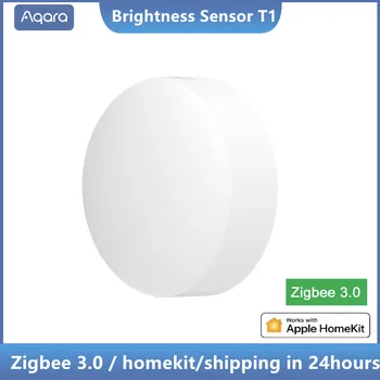 2023 Aqara fényérzékelő T1 Fényerő Érzékelő Zigbee 3.0 Automatizálás, Intelligens otthon Fény Érzékelő ALKALMAZÁS által végzett Ellenőrzés aqara home / Homekit Kép