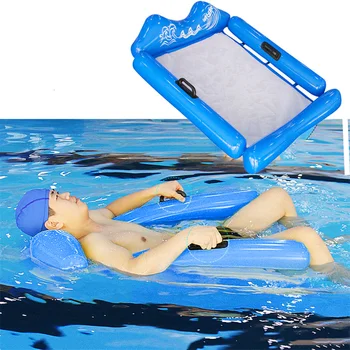 2023 Trend Szabadtéri Felfújható Víz Függőágy Fekvőfotel PVC Úszás Gyűrű Matrac Fotel Úszó Ágy, Nyári Medence Party Játékok Kép