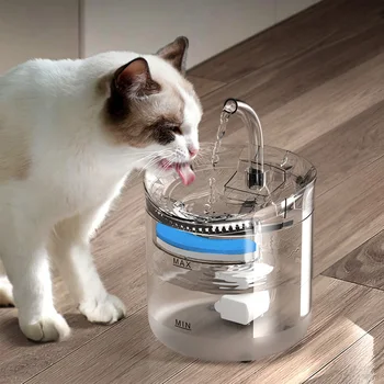 2L Macska Vizet Ivó, Intelligens Szivattyú Macskák, Kutyák, Több Háziállatok Szökőkút Adagoló Automatikus Pet ivókút Kép