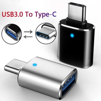 3-1db Adapter USB 3.0 C-Típusú OTG Iphone, a Macbook Átalakító USB-C Csatlakozó, Telefon Tartozékok USB-C Típusú Adapter Kép