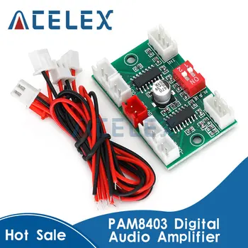 4*3W PAM8403 4 Csatorna mini Digitális Audio Erősítő DIY Modul USB 5V kis sztereó erősítő-Erősítő Testület XH-A156 Kép