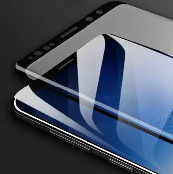 4D Teljes Borító Üveg Fólia Samsung Galaxy S9+ S9 Plusz Megjegyzés 8 9 Képernyő Edzett Üveg Ívelt él Teljes Lefedettség 50pcs/sok Kép