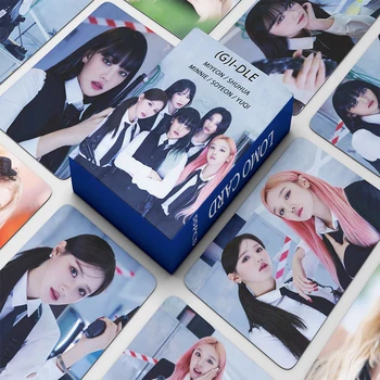 55PCS/Doboz Kpop GIDLE Photocards (G), I-DLE Album K-pop Lomo Kártyák Rajongók Fotó Kártyák Új Kpop fénykép kártya Kép