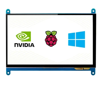 7 inch LCD Kijelző a Raspberry Pi 4 Modell B érintőképernyő 1024*600 800*480 TFT Opcionális Tartót Nvidia Jetson Nano PC Kép