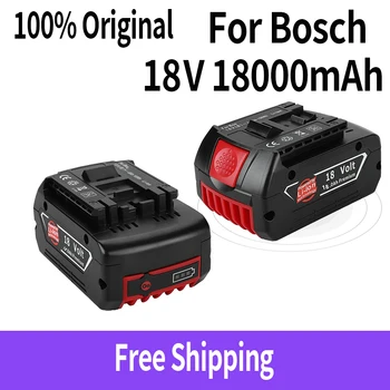A Bosch 18V 18000mAh Újratölthető elektromos Szerszám Akkumulátor, LED-es Li-ion-Csere BAT609, BAT609G, BAT618, BAT618G, BAT614 Kép
