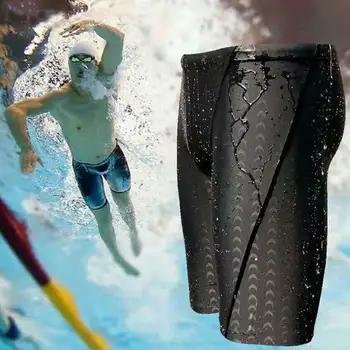 A férfiak beach medence víztaszító Fürdőruha ötödik úszónadrág Cápa Bőr minta Breathble sport képzés Úszni Rövidnadrág L-4XL Kép