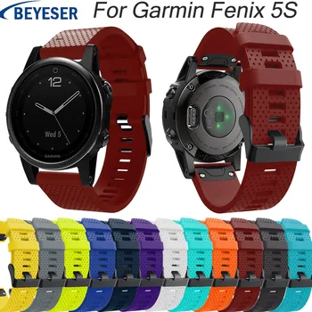 A Garmin Fenix 5S/5S Plusz Watchband Pántok a Garmin Fenix 5s intelligens Karóra Releasement Szilikon karkötő gyorskioldó heveder Kép