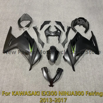 A KAWASAKI EX300 NINJA300 Ninja250 EX250 2013-2017 Motorkerékpár Spoiler Szett Test Készlet Műanyag Tartozékok Karosszéria Csuklyát Cove Kép