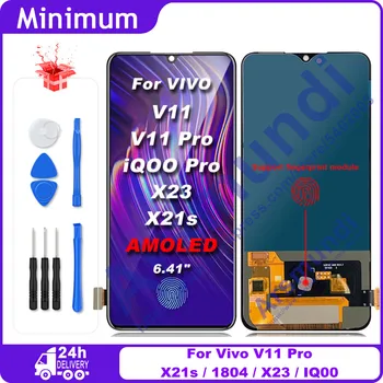 A Vivo V11 / V11 Pro 1804 / X21s / X23 V1809A LCD Kijelző érintőképernyő Digitalizáló Közgyűlés Vivo iQOO / iQOO Pro Kép