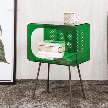Akril Hálószoba Bútor Tábláinak Kreatív Nappaliban Kanapé Irodába Oldalsó Asztal Modern Minimalista Kis Lakás Dohányzóasztal Kép