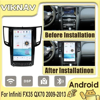android11 fej egység Infiniti FX35 QX70 2009-2013 autórádió rendszer legújabb Autós GPS navigáció Sztereó Felvevő wirless carplay Kép
