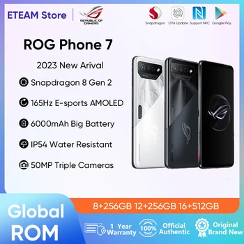 ASUS ROG 7 Pro Gaming Okostelefon, a Globális ROM, Snapdragon 8 Gen 2, 6.78 