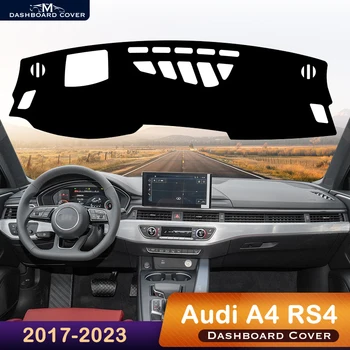 Audi A4 B9 2017-2023 8W S-line Autó Műszerfal Fedezze Kerülje a Fény, Pad Hangszer Platform Asztal Védő Szőnyeg, Szőnyegek Bőr Kép