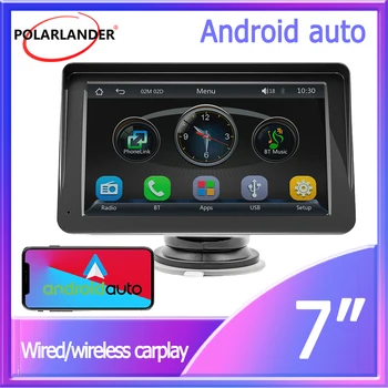 Autó Multimédia Lejátszó IOS Carplay IPS érintőképernyő Vezeték nélküli Android Auto/ Carplay 7
