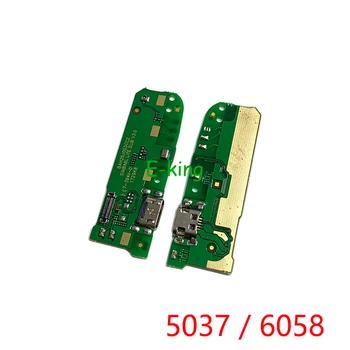 Az Alcatel One Touch Pop C5 5037 5037D 5037X 5037A Idol 5 6058D 6058X 6058 USB Port Töltés Testület Dokk Flex Kábel Kép