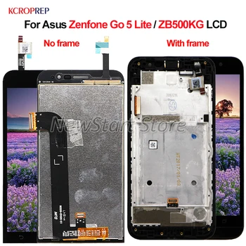 Az Asus Zenfone Menj 5 Lite ZB500KG LCD Kijelző érintőképernyő Digitalizáló Szerelvény Csere Tartozék Alkatrész Asus lcd ZB500KG Kép