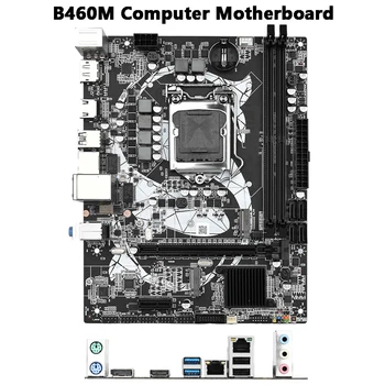 B460M Számítógép Alaplapja 2 DDR4 32GB LGA1200 Alaplap PCI-E 16X 3.0 DP HD NVME/NGFF M. 2 2 USB3.0/USB2.0 Core I3/i5/i7 PROCESSZOR Kép
