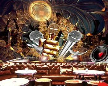 beibehang cucc de parede Egyéni ktv3d sztereó zenei imitáció flash bár karaoke nagy poszter a háttérképet Kép