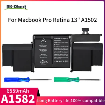 BK-Dbest Laptop Akkumulátor A1582 11.42 V 74.9 M MacBook Pro Retina 13