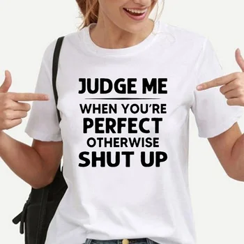 Bíró, Amikor Te vagy a Tökéletes... Vicces Pólók, Szarkasztikus póló, Laza Pólók, Grafikus Póló, Férfi, Női Divat Kép