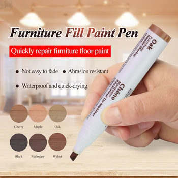 Bútor Kompozit Javítás Pen Touch-up/Töltse Festék Jelölő Emelet/Lépcső/Ajtó/Woodenware Karcolás/Töltőanyag Toll Kép