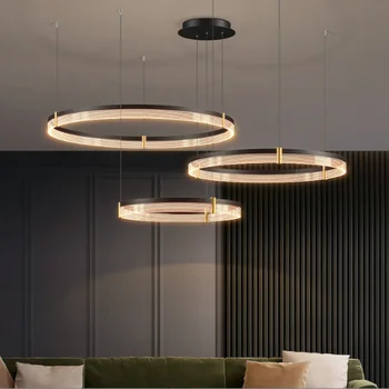 Csillárok, Világítás Kreatív LED-es Nappali, Modern Személyiség Hálószoba Étkezési Mennyezeti dekoráció Luxus Okos Belső Függő Lámpa Kép