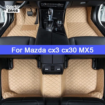 CUWEUSANG Autó Szőnyeg A Mazda CX3 CX30 MX5 Láb Coche Tartozékok Szőnyegek Kép