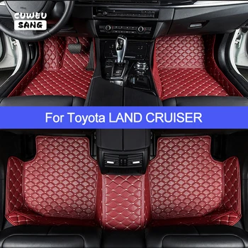 CUWEUSANG Egyedi Autó Szőnyeg Toyota LAND CRUISER 90 100 200 2000-2021 Év Láb Coche Tartozékok Automatikus Szőnyegek Kép
