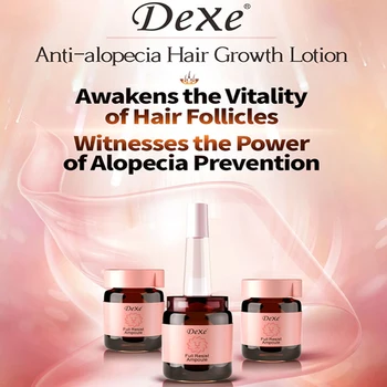 DEXE Anti-hajhullás Lényeg Meghatározott Tápláló Fejbőr Erős Haj Gyökere Tiszta, Természetes Gyógynövény Üzem Lényeg koreai Szépség, Egészség Kép
