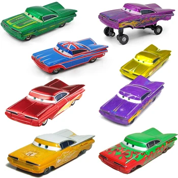 Disney Pixar Cars Fröccsöntött Fém Modell Autó Magas Láb Villám Raymond Játékok Gyerekeknek Autó, Játék, Karácsonyi Ajándék, Születésnapi Kép