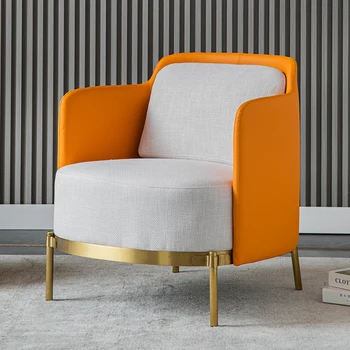 eladási új fény egyetlen luxus kanapé Északi modern, egyszerű olasz hotel nappaliban értékesítési iroda üzleti vételi tárgyalási Kép