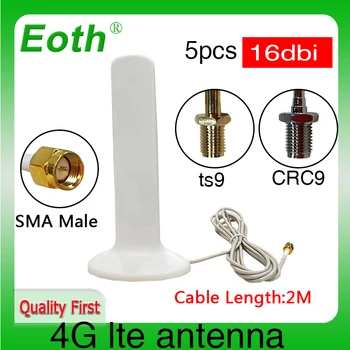 Eoth 5db 4G lte antenna 16dbi SMA Male Csatlakozó Dugó antenne router 21 cm ipex 1 SMA pigtail Hosszabbító Kábel Kép