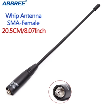 Eredeti ABBREE AR-701 SMA-Női Puha Antenna UHF-VHF Dual Band Antenna Baofeng UV-5R UV-82 BF-888S UV-S9 Plusz Walkie Talkie Kép