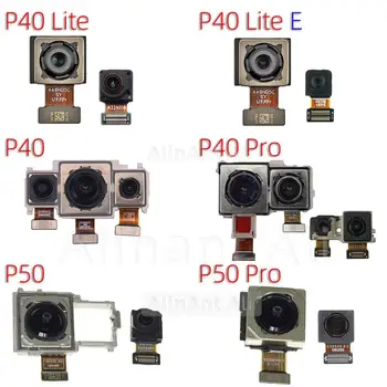 Eredeti Hátsó Fő Kamera Modul Elülső Kamera Flex Kábel Huawei P40 P50 Lite Pro E LiteE Telefon Javítás Alkatrész Kép