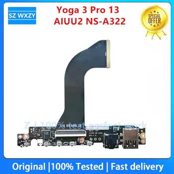 Eredeti Lenovo Yoga 3 Pro 13 Audio Jack USB Board Kábel AIUU2 NS-A322 DA30000DU10 NF-A321 100% - Ban Tesztelt Gyors Hajó Kép