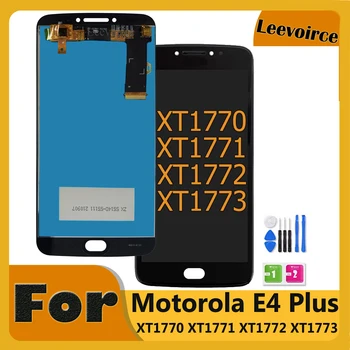 Eredeti Motorola Moto E4 Plusz XT1770 XT1771 XT1772 XT1773 LCD Kijelző érintőképernyő Digitalizáló Javítás Összeállítás Kerettel Kép