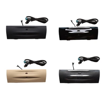 Fekete 9 Szín Műszerfal USB-Audio-Fedezze LED Környezeti Fény BMW 3 /GT/4-es Sorozat F30 F32 F34 F36 2012-2019 Kép