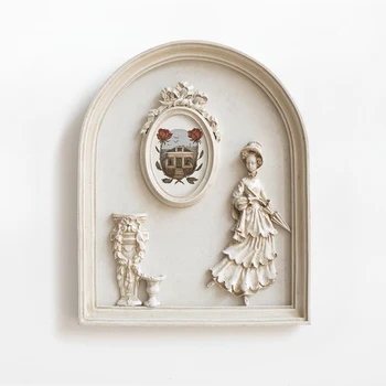 Festmény, Francia Stílus Nappaliban Lógó Festés Hálószoba, Előszoba Fal Dekoratív Falikárpitok Amerikai Fény Luxus Medál Kép