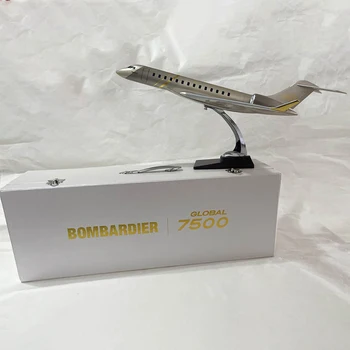 Fröccsöntött 1:72 Méretarányú Bombardier Globális 7500 Gyanta Szimulációs Modell Ajándéktárgy, Dekoráció, Ajándék, Kijelző Gyűjtemény Kép