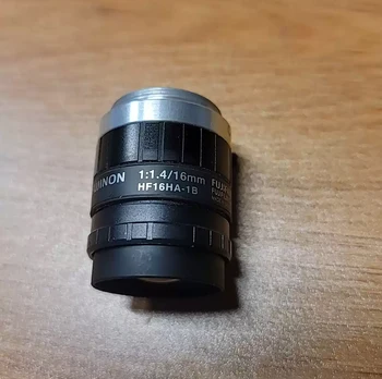 Fujinon ipari lencse, 16 mm-es 1.4 gépi látás objektív jó állapotban tesztelték az OK gombot. Kép