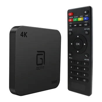 GOTIT S905 Android 7.1 IP-TV Box 1G/8G 2G/16G Opcionális Amlogic S905W négymagos 4K UHD Media Player Miracast DLNA Smart TV Box Kép