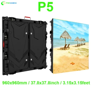 gyár értékesítési led kijelző kabinet p5 p10 960x960mm led csempe szekrények panel RGB reklám led fal videó Kép