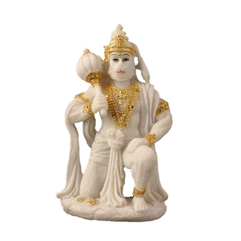 Hanuman Szobor Szobor, Nagy Gyanta Dekoráció, Hindu Majom Isten, Buddha-Szobor, Emberi Alak, Otthon Dekoráció, Kis Díszek Kép