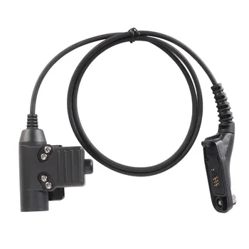 Headset Adapter Egyszerű Művelet adóvevő Rádió Fejhallgató Adapter Nedvesség Bizonyíték Stabil Átviteli Rugalmas Drót a XiR Kép