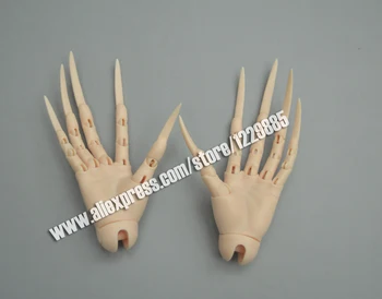HeHeBJD extra hosszú nais kezét csuklós kezét fantasy ördög kezét, zombi-vámpír bjd babák ingyenes szállítási illik SID test Kép