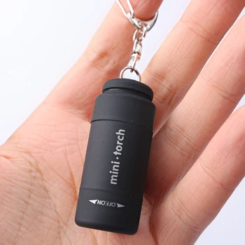 Hordozható Kulcstartó Zseblámpa USB Mini Zseblámpa Led Újratölthető Zsebében Vízálló Kültéri Túrázás Kemping Fáklya Lámpa Lámpa Kép